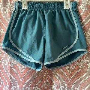 Blue nike dri fit shorts